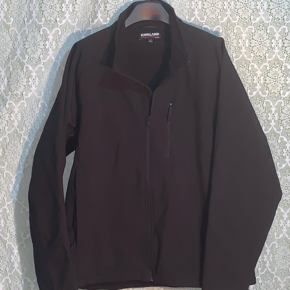 Kirkland Signature Men's Dark Gray Lined Windbreaker